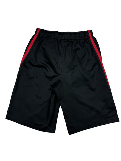 Nike Black Red Polyester Sport Shorts Large
