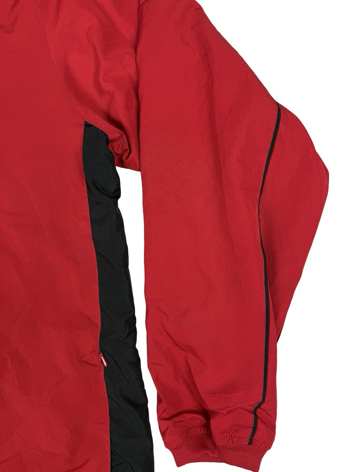 Starter Retro Red Pullover V-Neck Jumper Windbreaker Large