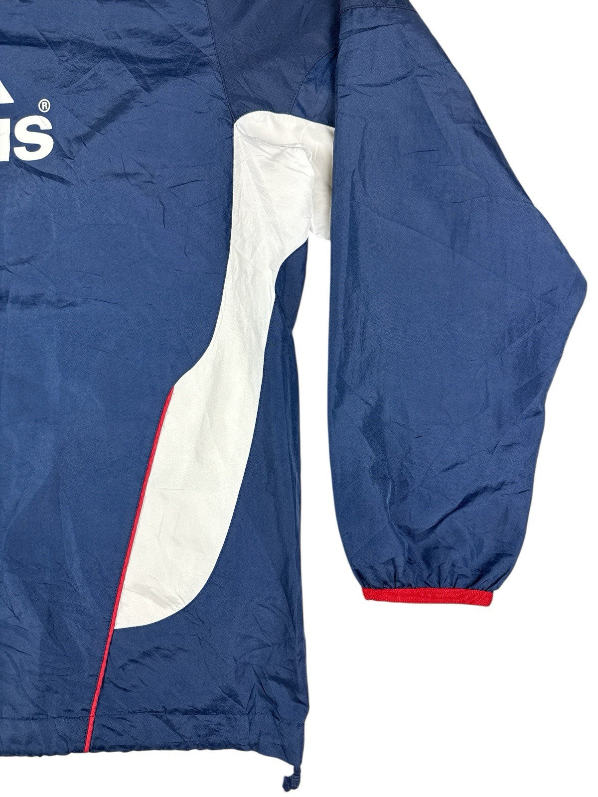 Adidas Blue Vintage Japanese Line Pull Over Track Top Small