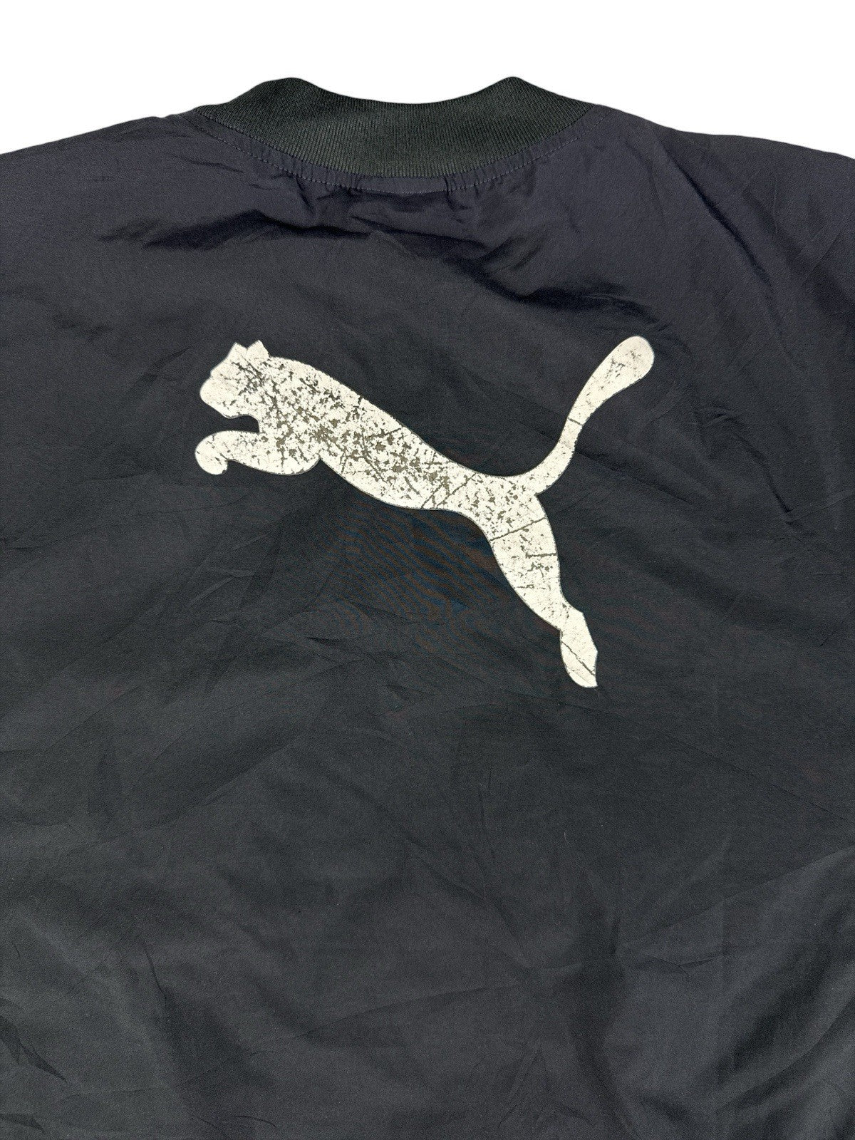 Puma Retro Black Japanese Line Track Top Large