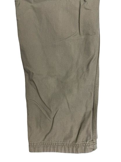 Duluth Beige Cargo Carpenter Denim Jeans 32W 30L