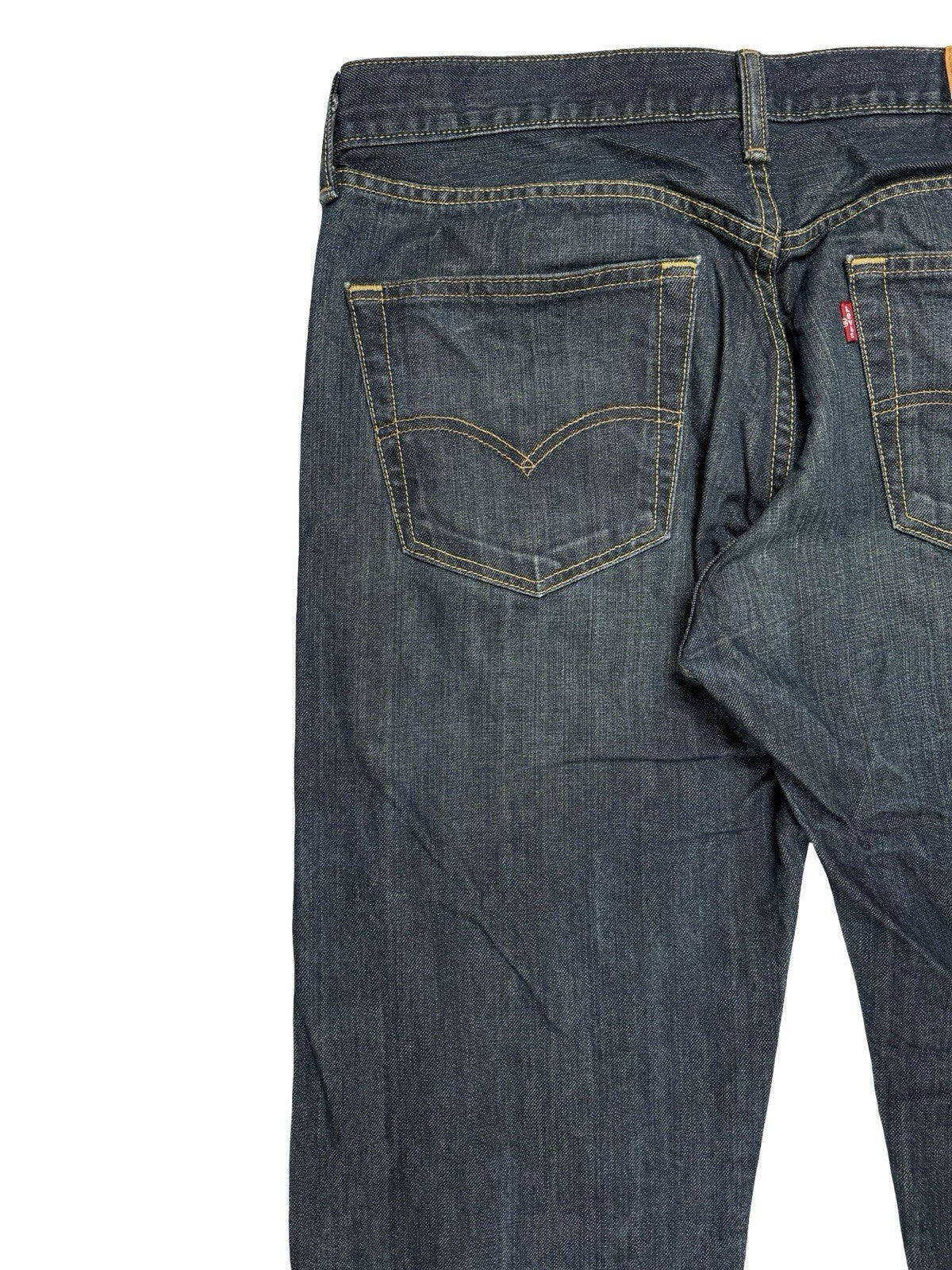 Levi's 501 Dark Blue Straight Leg Denim Jeans 34W 34L