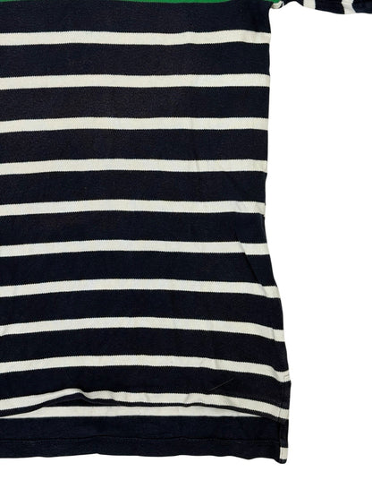 Polo Ralph Lauren Blue Striped Polo Top Size Large (16/18)