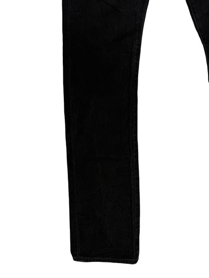 Levi's 501 Black Straight Leg Denim Jeans 32W 34L