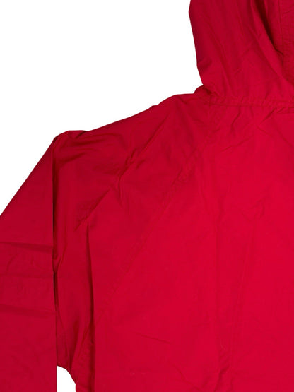 LL Bean Retro Red Pullover Anorak Poncho Large