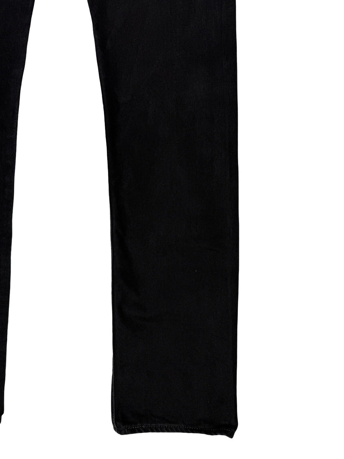 Levi's 501 Black Straight Leg Denim Jeans 32W 34L