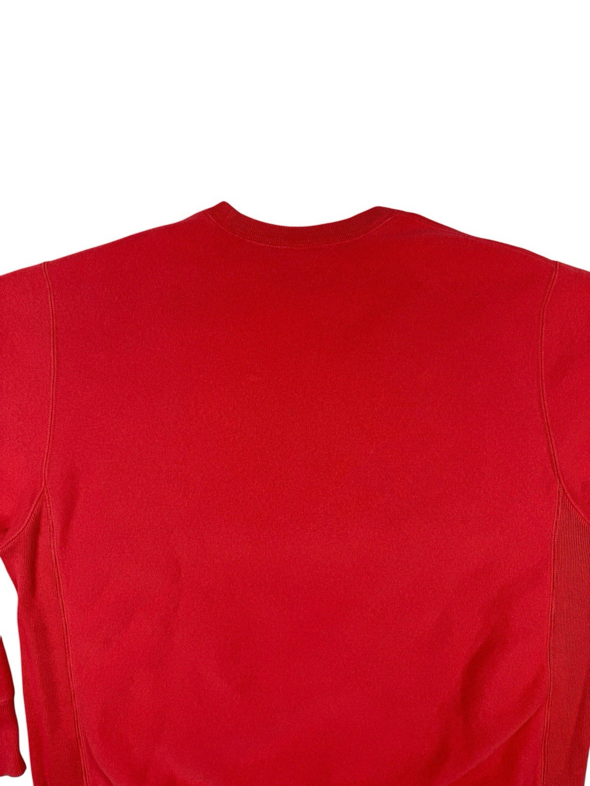 Champion Vintage Orange Reverse Weave Warm Up Jumper Large