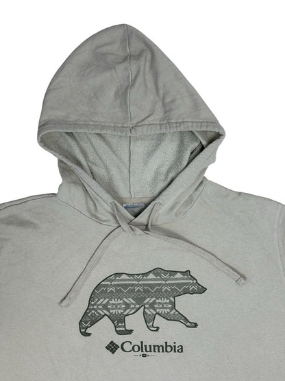 Columbia Beige Bear Hoodie XL