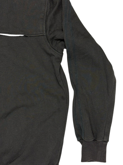 Adidas Black Hooded Coat Large