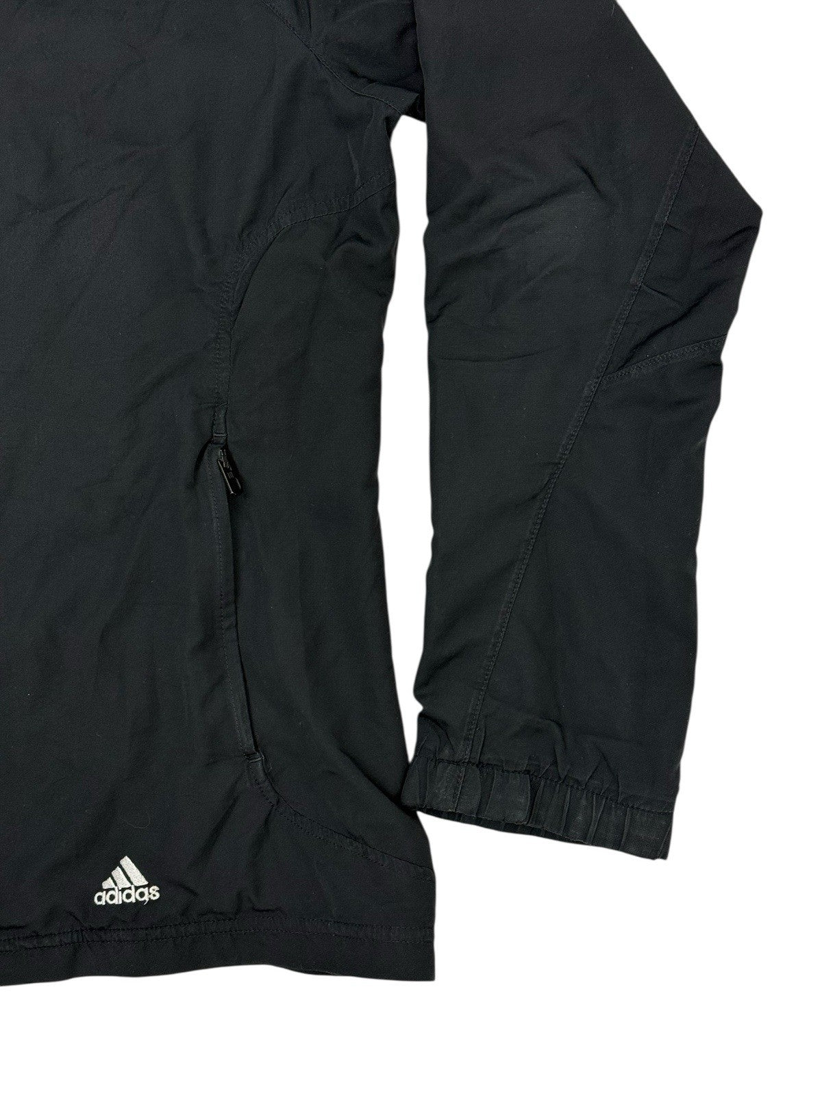 Adidas Black Retro Zip Track Jacket Size XL (22)