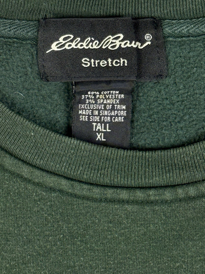 Eddie Bauer Green Stretch Embroidered Spell Out Jumper XL Tall