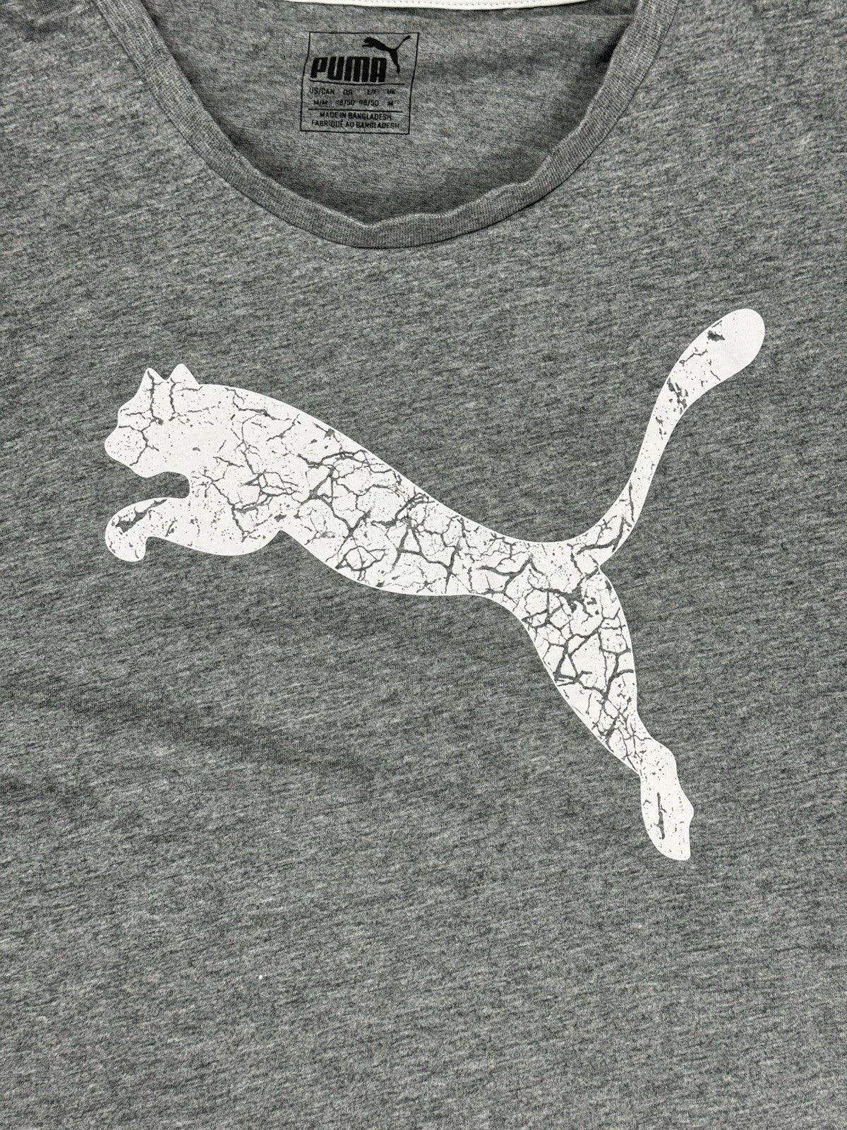 Puma Grey Big Cat Top Medium