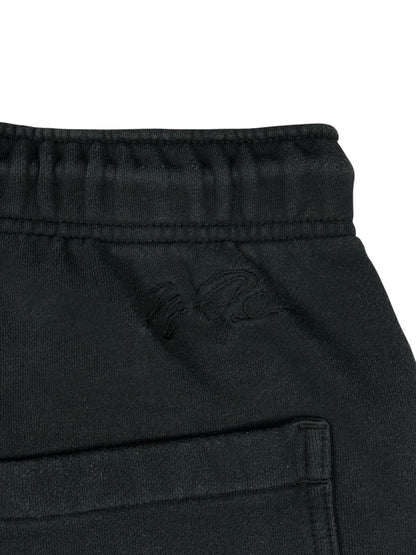 Nike Jordan Black Cotton Blend Basketball Sweat Jumpman Shorts Large