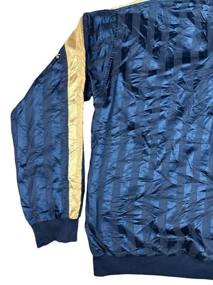 Puma Retro Blue Striped Japanese Football Track Jacket Large