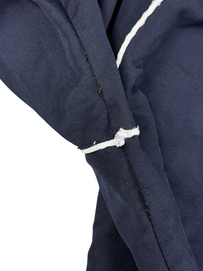 Puma Blue Retro Mesh Lined Y2K Zip Track Jacket Large