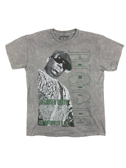 Notorious BIG Biggie Smalls Grey Life After Death Top Medium