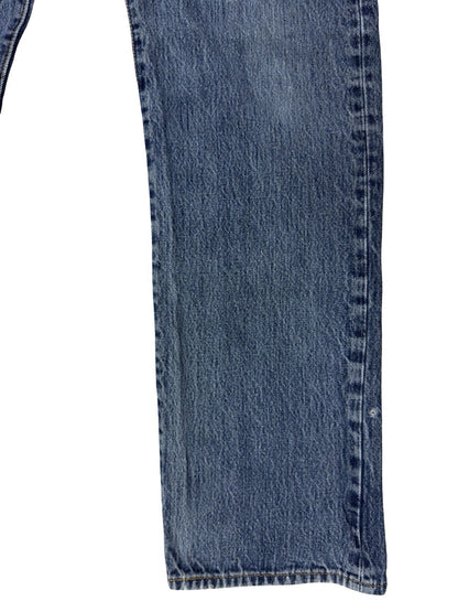 Levi's 501 Blue Straight Leg Denim Jeans 36W 32L