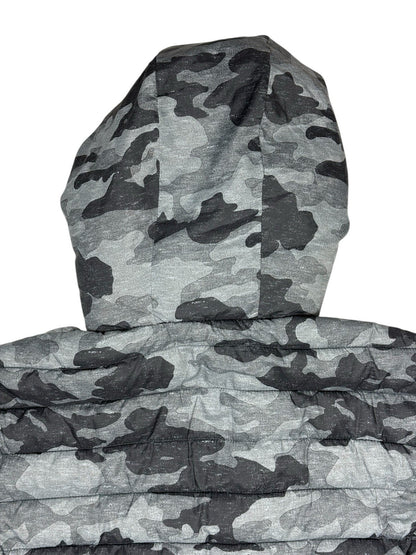Superdry Grey Camo Fuji Puffer Jacket Medium