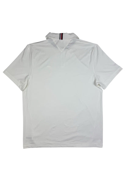 Tommy Hilfiger White Polo Top Medium