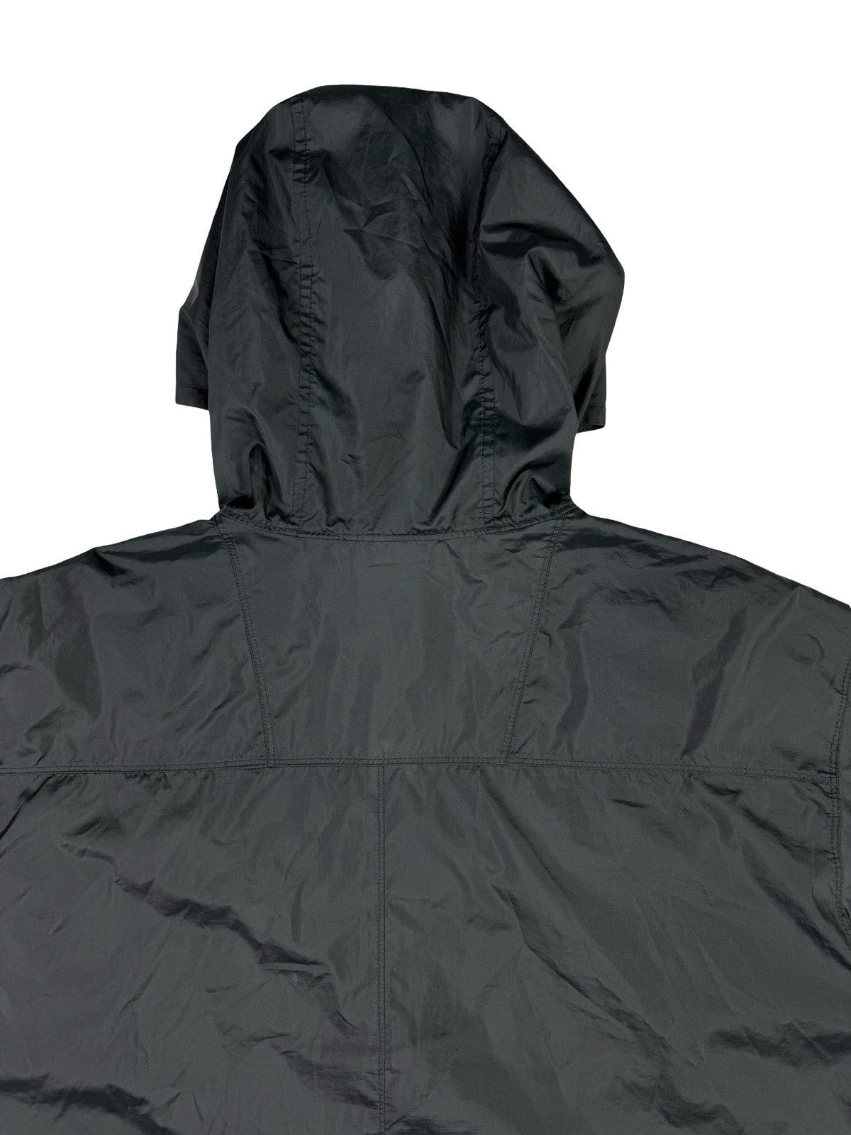 Columbia Grey Polyester Hooded Zip Rain Jacket XL
