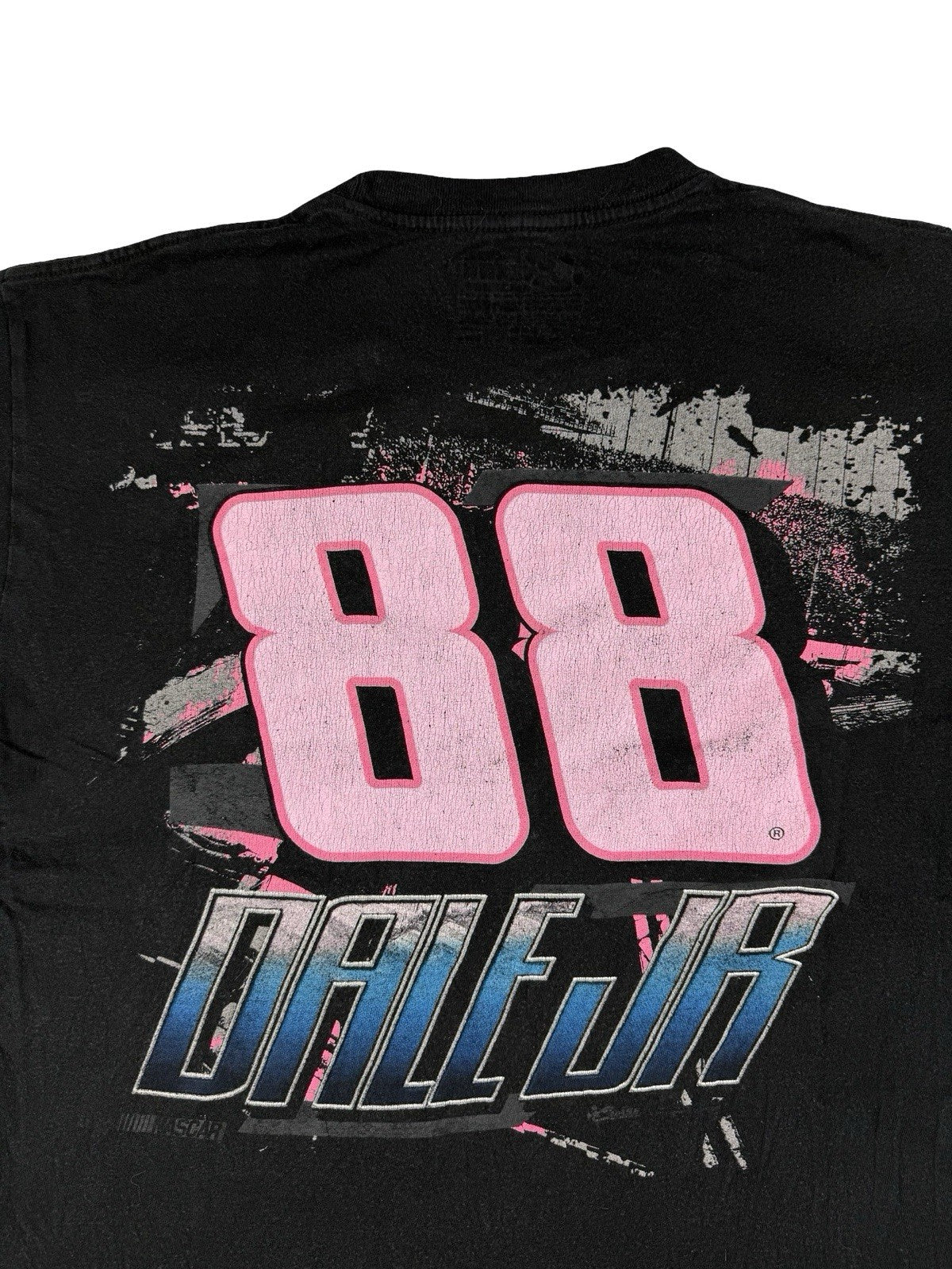 Chase Authentics NASCAR Dale Earnhardt Jr Black Printed Top Medium