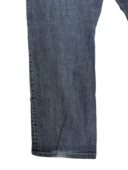Lucky Brand Y2K Blue Vintage Straight Denim Jeans 38W 30L Made in USA