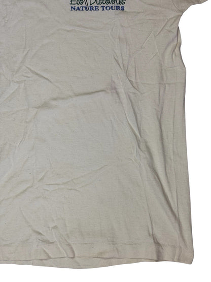 Fruit Of The Look Vintage Cream Heavy Cotton Nature Tours Top Medium