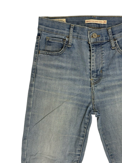 Levi's Blue 720 High Rise Super Skinny Jeans 25W 28L