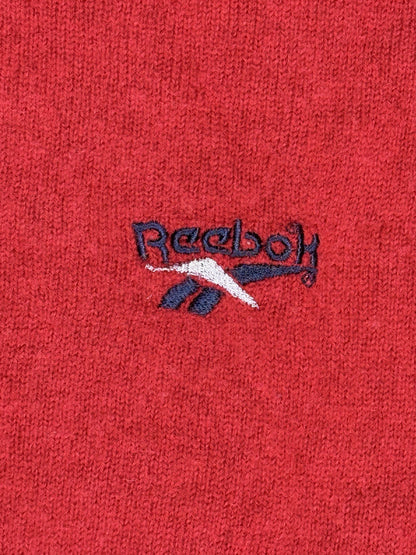 Reebok Red Retro Wool Golf Jumper XL