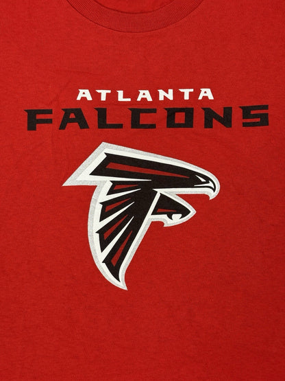 Atlanta Falcons Red Printed Cotton NFL Tailgate Top Large