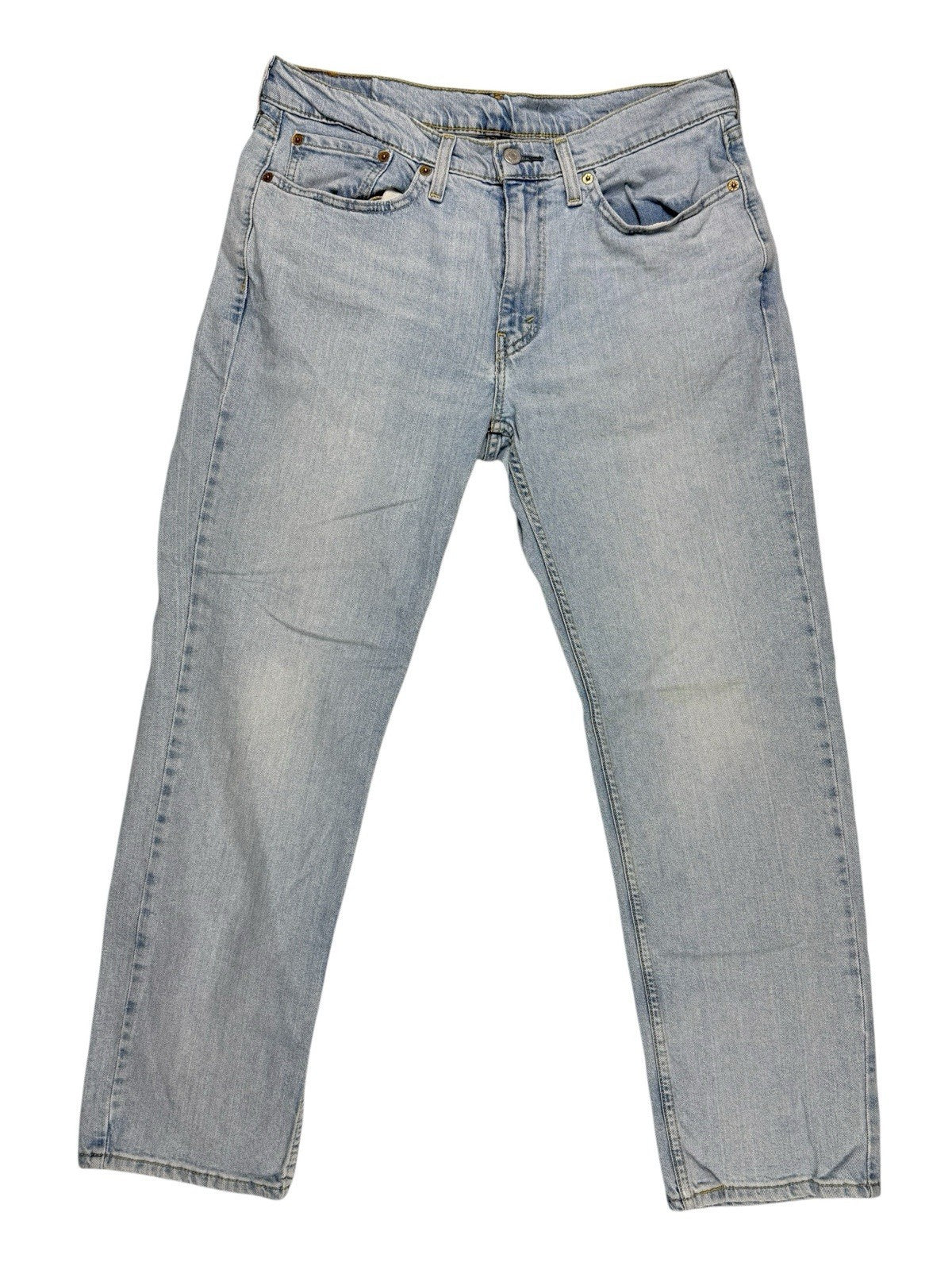 Levi's 514 Light Blue Denim Straight Leg Jeans 33W 30L