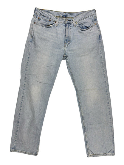 Levi's 514 Light Blue Denim Straight Leg Jeans 33W 30L