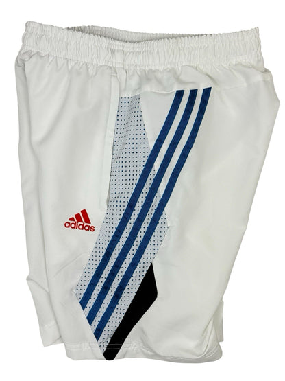 Adidas White Swim Trunks Small