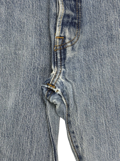 Levi's 501 Light Blue Straight Leg Denim Jeans 28W 30L