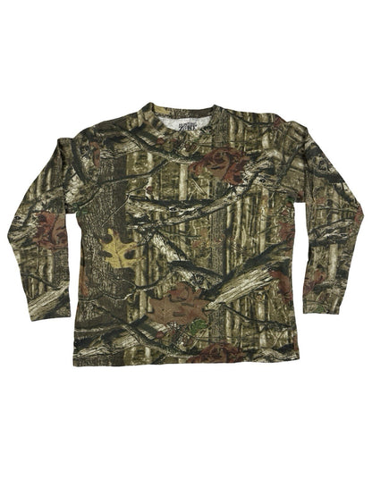 Hunting Zone Green Camo Mossy Oak Infinity Long Sleeve Top XL
