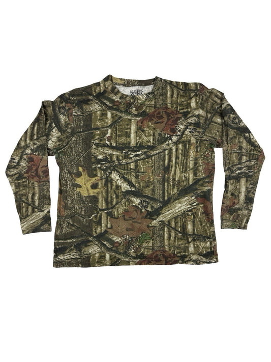 Hunting Zone Green Camo Mossy Oak Infinity Long Sleeve Top XL