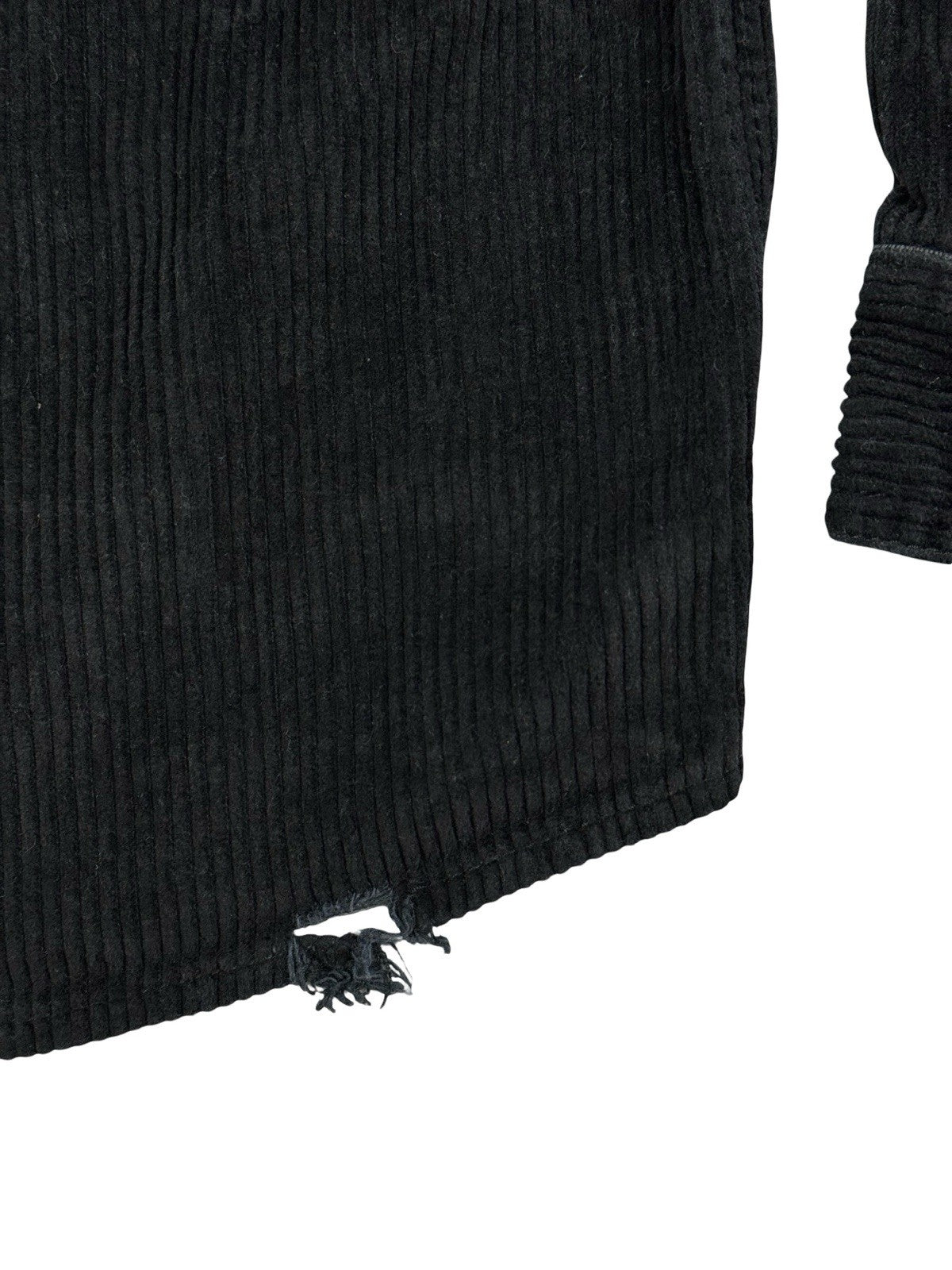 Buffalo David Bitton Black Corduroy Jeremias Shirt Jacket Medium