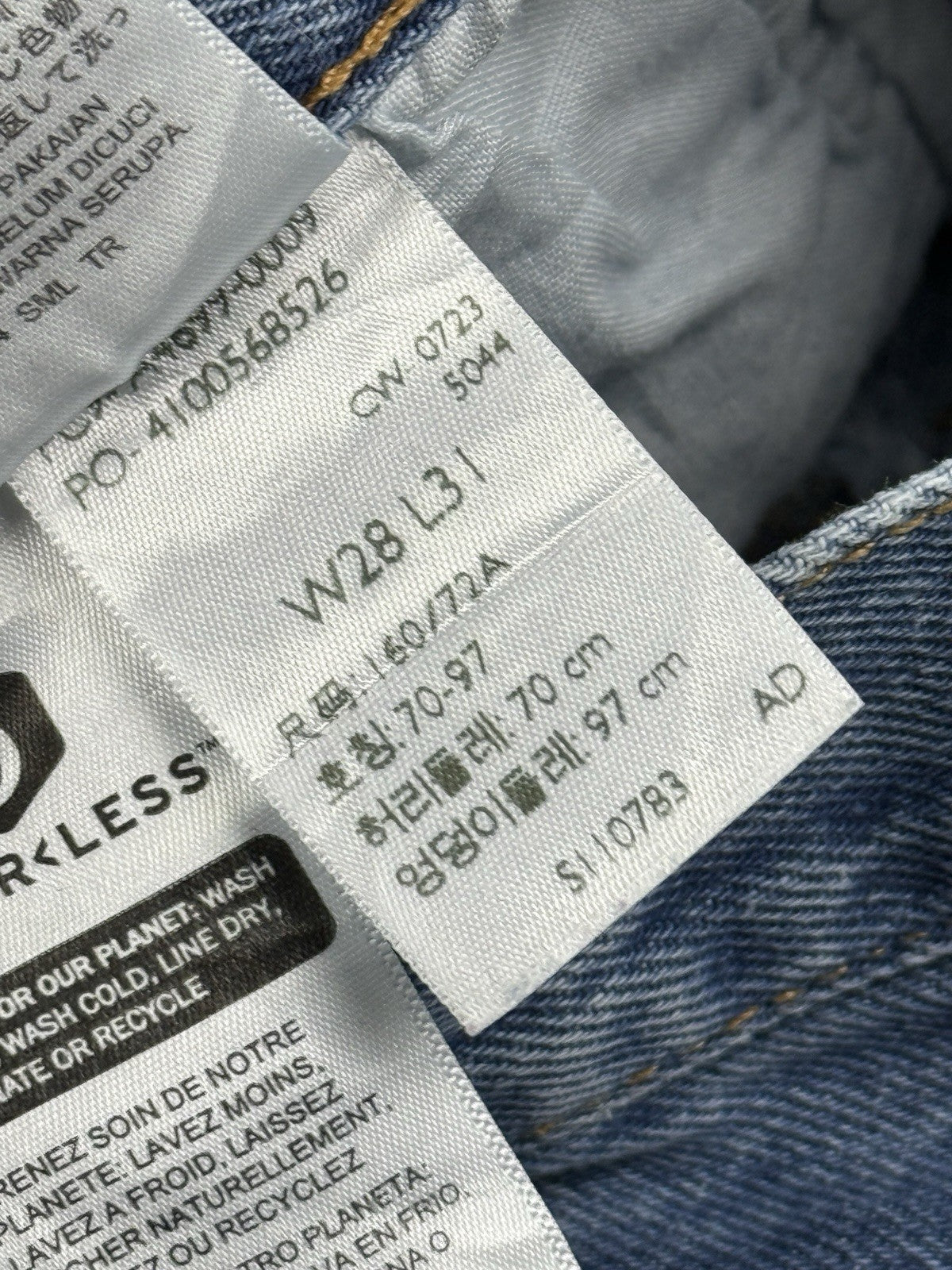 Levi's 501 '81 Women's Blue Denim Mom Jeans 28W 31L