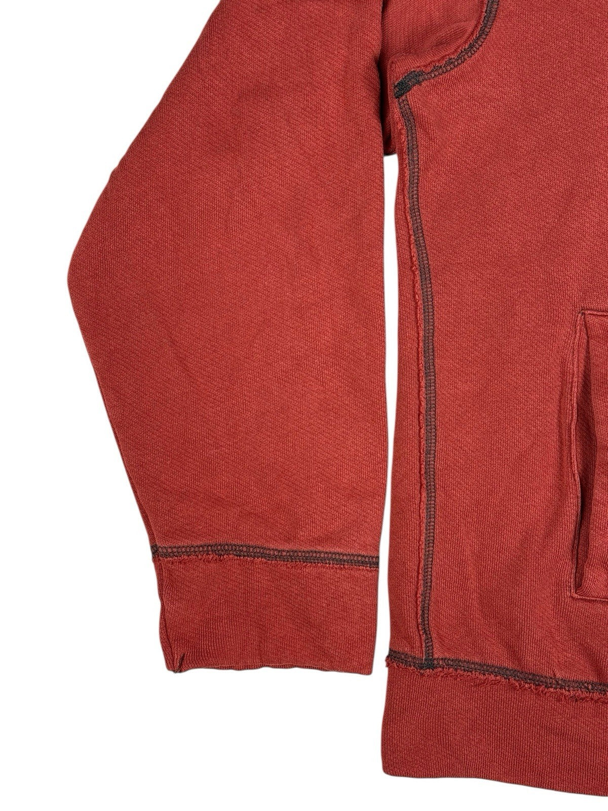 Polo Jeans Company Orange Zip Cotton Blend Jacket Medium