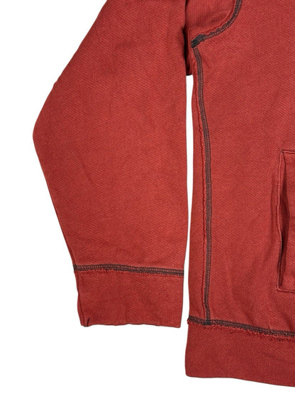 Polo Jeans Company Orange Zip Cotton Blend Jacket Medium