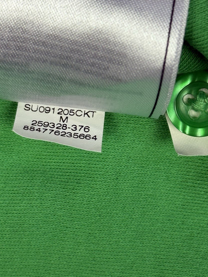 Nike Green Retro Polo Top Medium