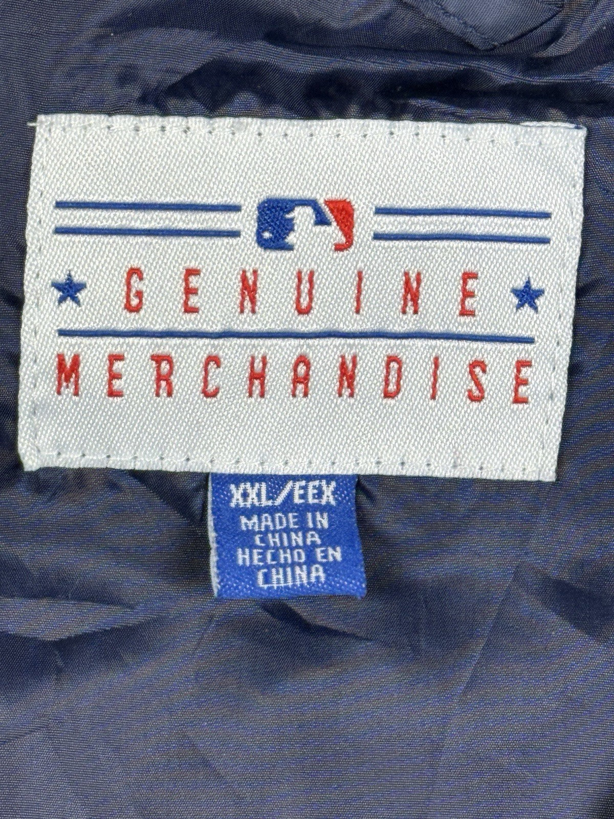 MLB Milwaukee Brewers Blue Pullover Windbreaker Jumper Jacket 2XL