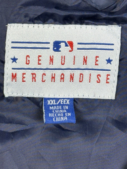MLB Milwaukee Brewers Blue Pullover Windbreaker Jumper Jacket 2XL