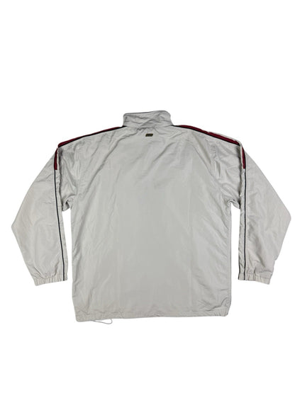 Umbro Retro Grey Y2K Lined Zip Track Jacket XL