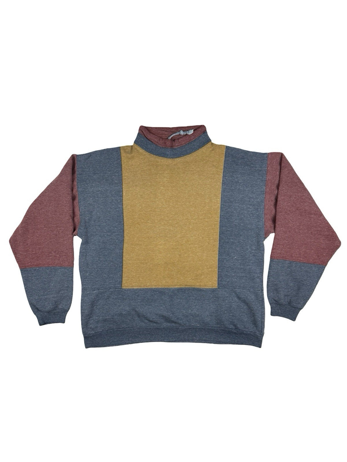 Chams Vintage Multicolour Jumper Sweatshirt Colourblock Large