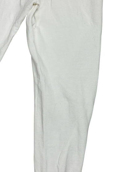 Nike White Cotton Blend Jogger Track Bottoms XS