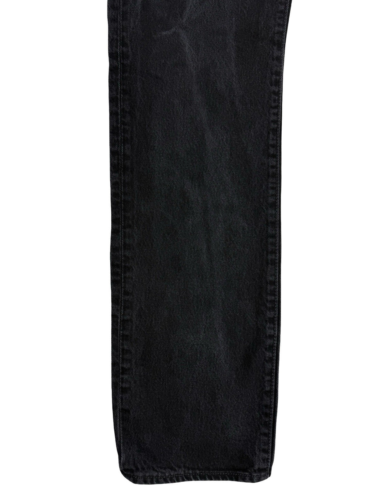 Levi's 501 Black Denim Straight Leg Jeans 34W 36L