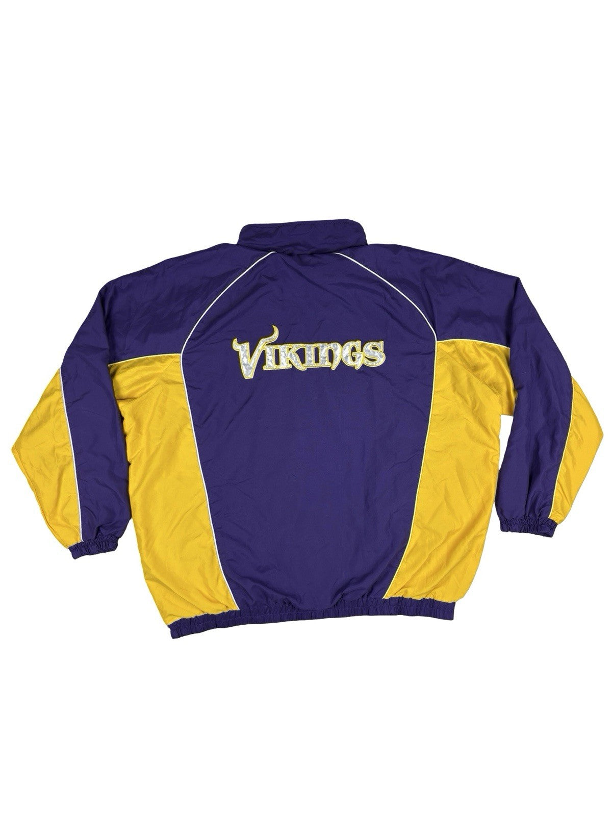 NFL Minnesota Vikings Purple 1/4 Zip Pullover Windbreaker 3XL