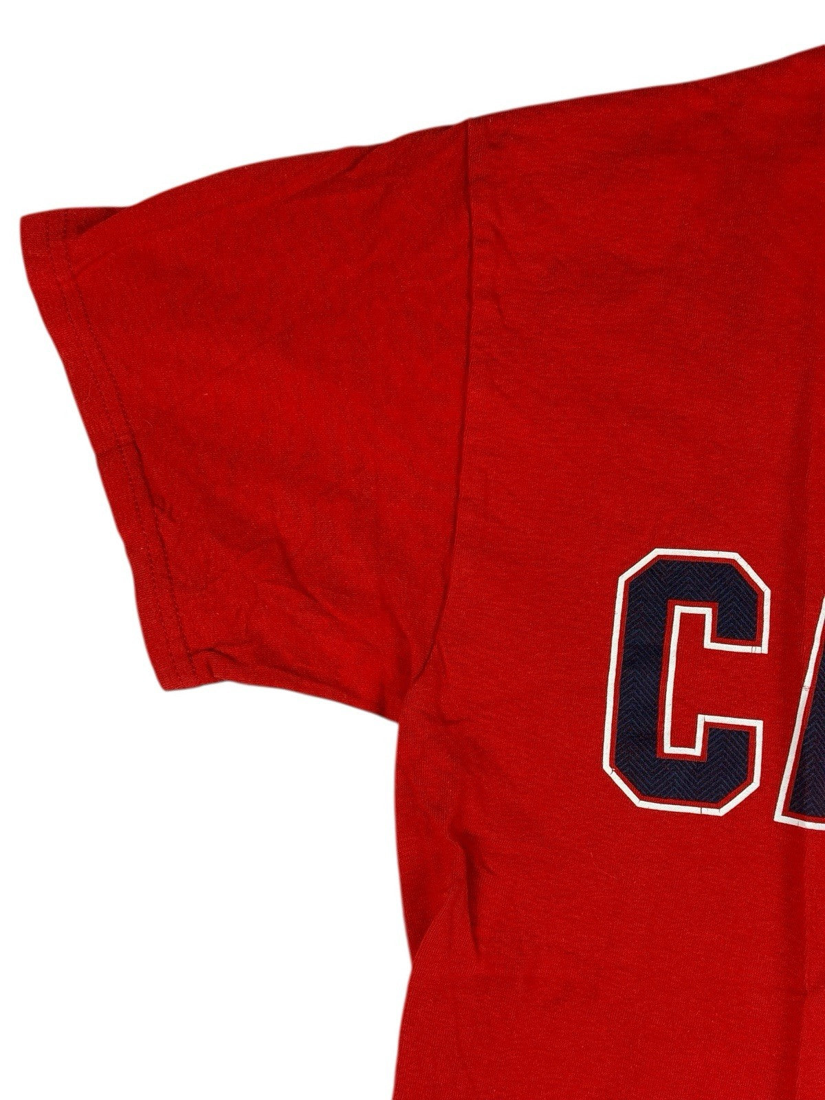 MLB Red St Louis Cardinals Retro Printed Cotton Top Large
