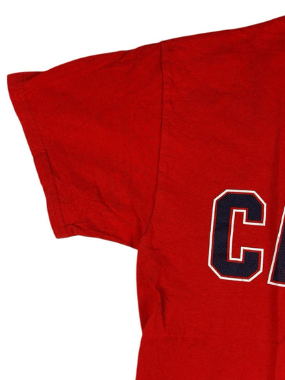 MLB Red St Louis Cardinals Retro Printed Cotton Top Large